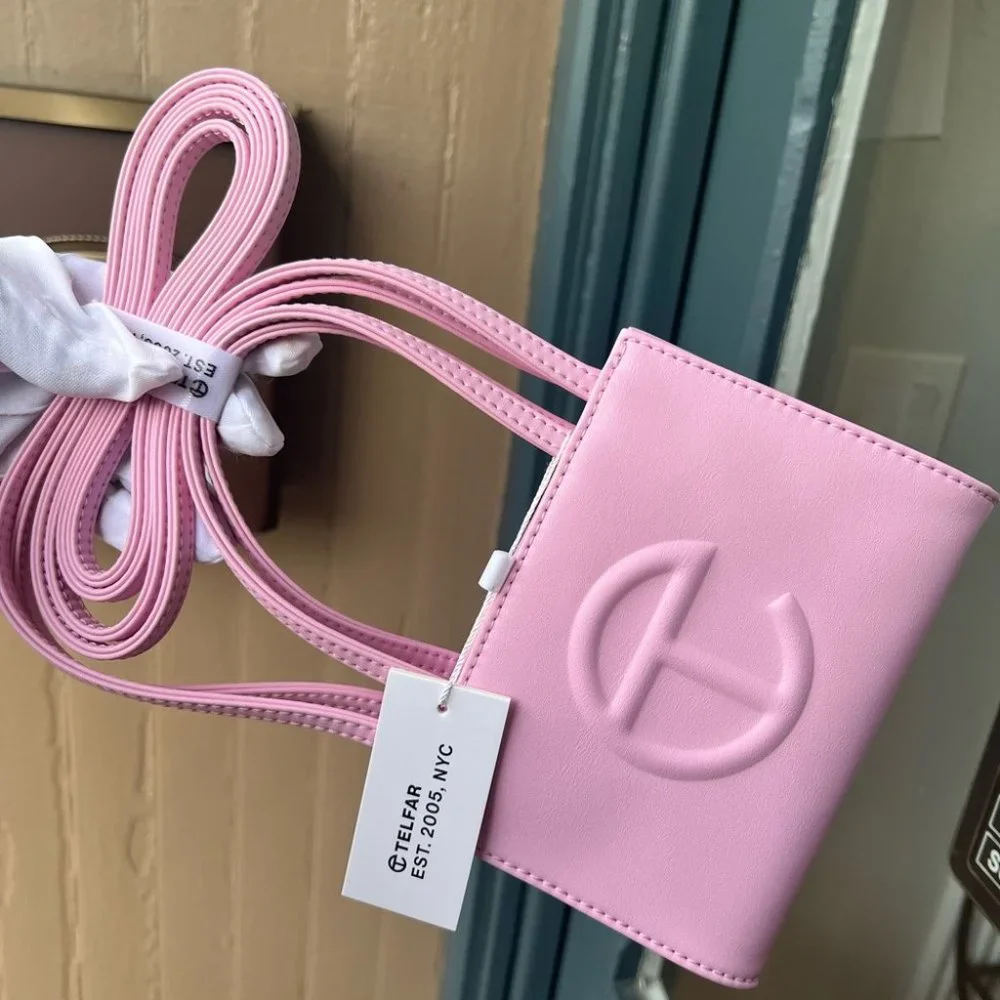 Brand new 100% authentic Telfar Small Pink Shopping Bag-3 - Picture 2 of 6